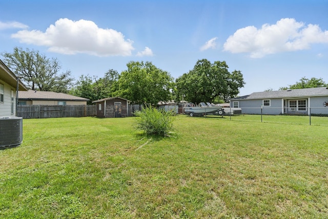 613 Crestview Dr, Granbury, TX 76048 - view of yard with central air condition unit