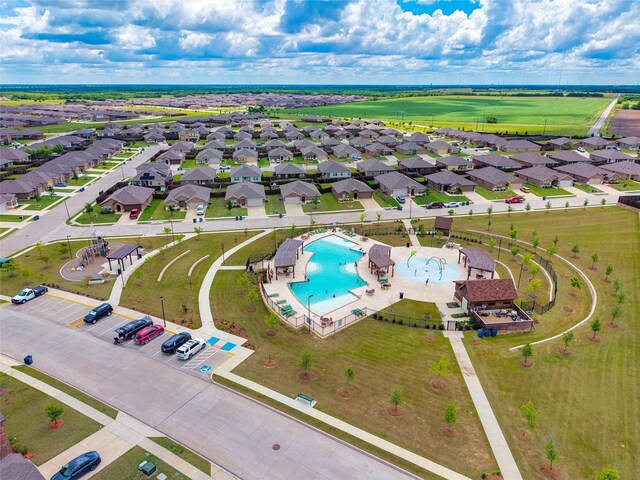1416 Old Trail Rd, Royse City, TX 75189 - drone / aerial view of a pool