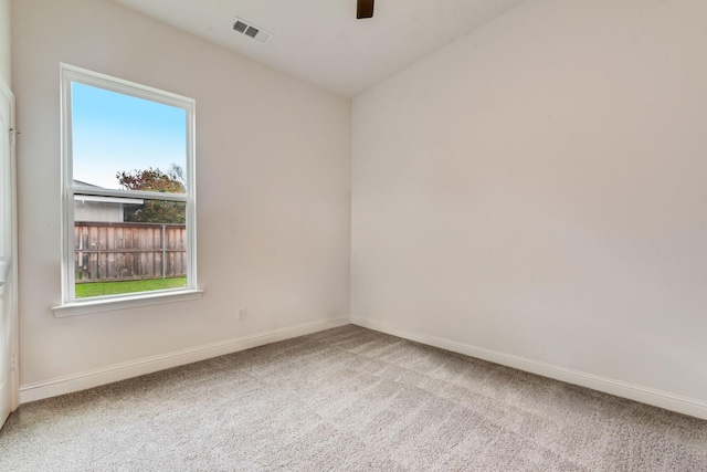 391 E Lamar St, Royse City, TX 75189 - carpeted empty room with plenty of natural light, ceiling fan, and baseboards