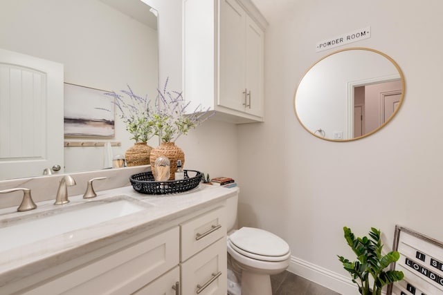 391 E Lamar St, Royse City, TX 75189 - half bath with toilet, vanity, and baseboards