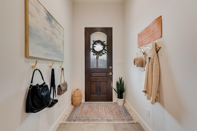 391 E Lamar St, Royse City, TX 75189 - entrance foyer with baseboards and wood finished floors