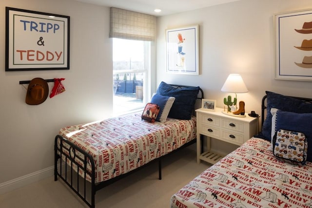 410 Holly Rd, Oak Point, TX 75068 - bedroom featuring baseboards and recessed lighting