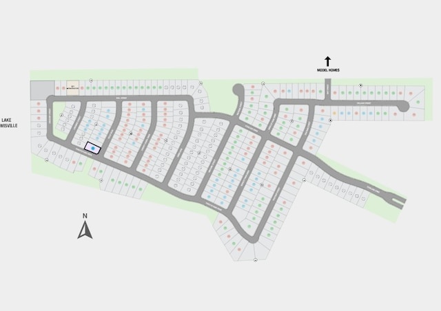 410 Holly Rd, Oak Point, TX 75068 - map of parcels