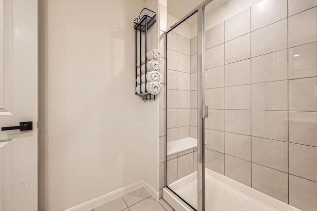 706 Spur Rdg, Princeton, TX 75407 - full bath with a stall shower, tile patterned floors, and baseboards