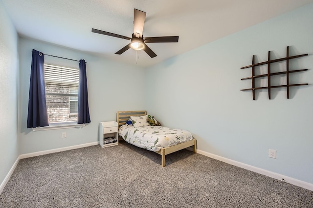 706 Spur Rdg, Princeton, TX 75407 - carpeted bedroom featuring baseboards and ceiling fan