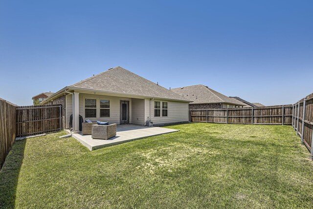 706 Spur Rdg, Princeton, TX 75407 - rear view of property featuring roof with shingles and a patio