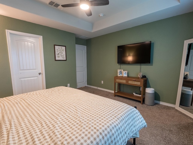 1402 Fantail Ln, Ennis, TX 75119 - carpeted bedroom with baseboards and ceiling fan