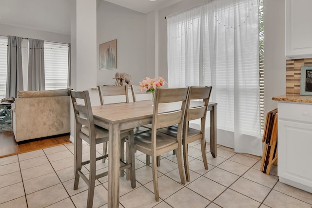 6813 Andress Dr, Fort Worth, TX 76132 - dining space with light tile patterned flooring