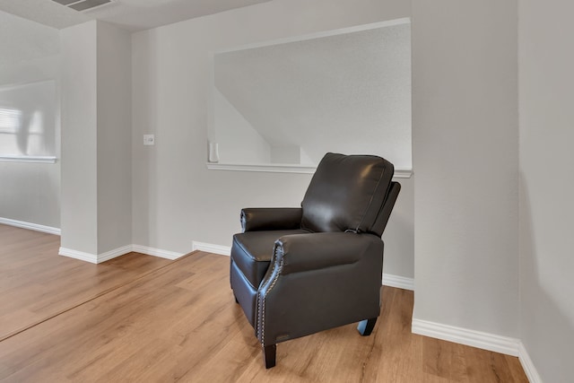 6813 Andress Dr, Fort Worth, TX 76132 - sitting room featuring wood finished floors and baseboards