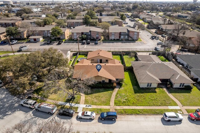 12816/12818 Pandora Dr, Dallas, TX 75238 - aerial perspective of suburban area