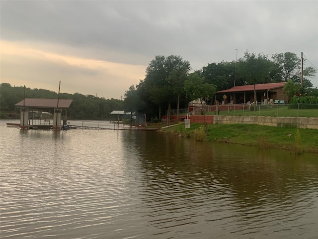 1026 County Road 1744, Chico, TX 76431 - water view featuring a dock