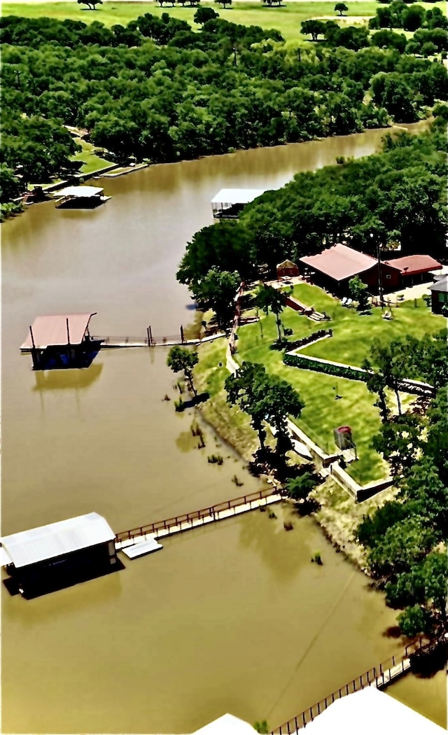 1026 County Road 1744, Chico, TX 76431 - bird's eye view of a large body of water