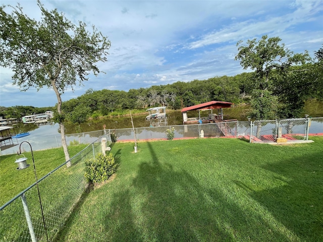 1026 County Road 1744, Chico, TX 76431 - view of yard with a water view