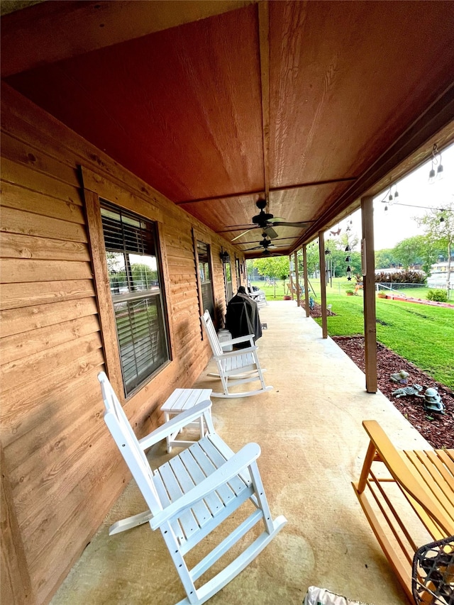 1026 County Road 1744, Chico, TX 76431 - covered porch with a yard