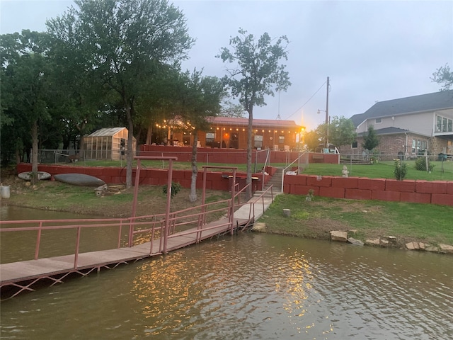 1026 County Road 1744, Chico, TX 76431 - dock area with a water view