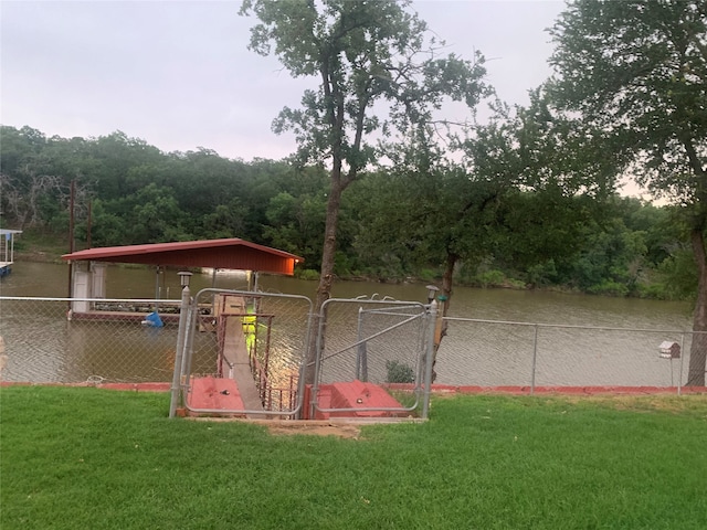 1026 County Road 1744, Chico, TX 76431 - view of yard featuring a water view and a wooded view