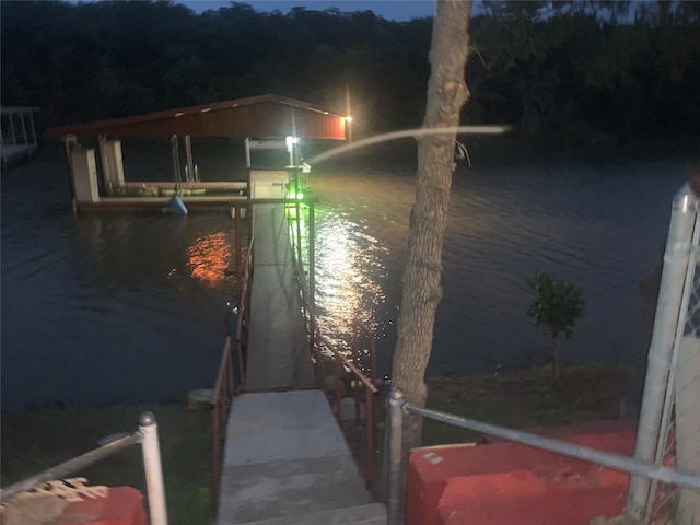 1026 County Road 1744, Chico, TX 76431 - dock featuring a wooded view