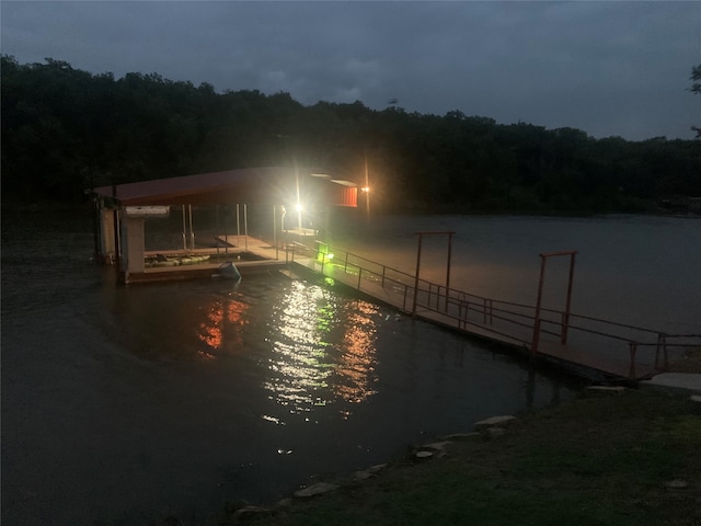 1026 County Road 1744, Chico, TX 76431 - dock featuring a view of trees and a water view
