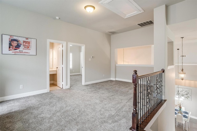 3015 Ruby Dr, Wylie, TX 75098 - carpeted empty room featuring attic access and baseboards