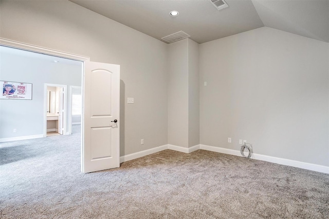 3015 Ruby Dr, Wylie, TX 75098 - carpeted spare room featuring vaulted ceiling and baseboards