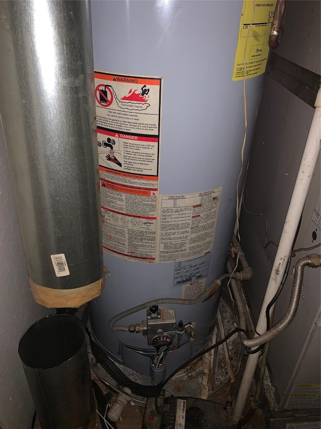 1317 W Bruton Rd, Mesquite, TX 75149 - utility room with gas water heater