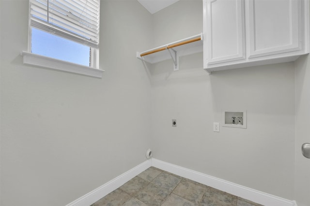 3925 Wisteria Ln, Haltom City, TX 76137 - laundry room featuring cabinet space, washer hookup, and hookup for an electric dryer