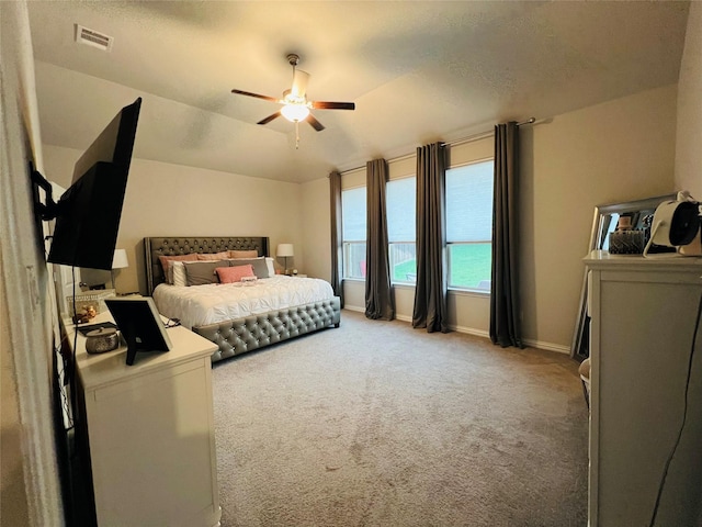 120 Black Alder Dr, Fort Worth, TX 76131 - bedroom featuring carpet, baseboards, and a ceiling fan