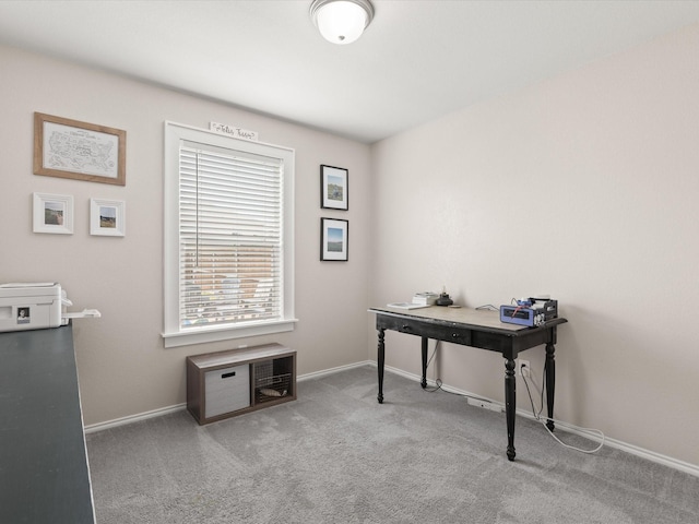 1359 Panorama Dr, Forney, TX 75126 - home office featuring carpet floors and baseboards