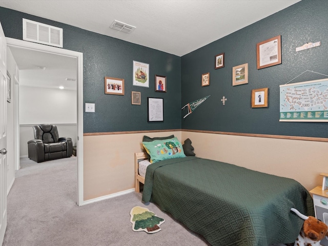 1359 Panorama Dr, Forney, TX 75126 - carpeted bedroom featuring a textured wall
