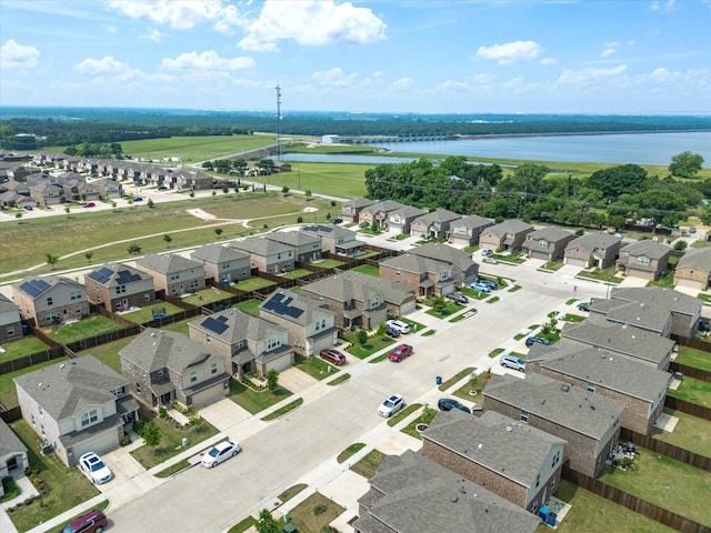 1359 Panorama Dr, Forney, TX 75126 - aerial perspective of suburban area featuring a large body of water