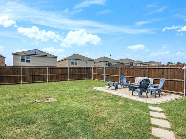 1359 Panorama Dr, Forney, TX 75126 - view of yard with a patio area and a residential view