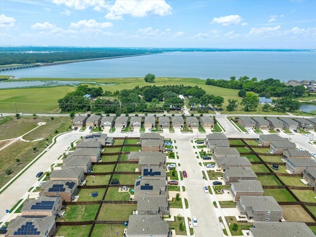 1359 Panorama Dr, Forney, TX 75126 - aerial overview of property's location featuring a nearby body of water and nearby suburban area