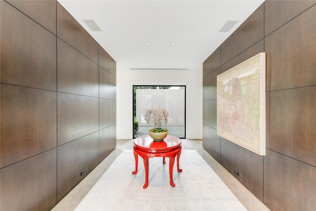 view of hall