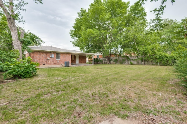 2018 Shawnee St, Denton, TX 76209 - view of yard with central AC