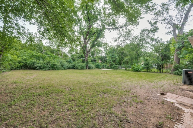 2018 Shawnee St, Denton, TX 76209 - view of yard with central air condition unit