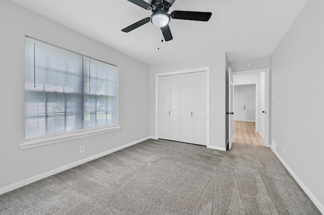 506 Melody Ln, Gainesville, TX 76240 - unfurnished bedroom featuring carpet floors, baseboards, and a closet