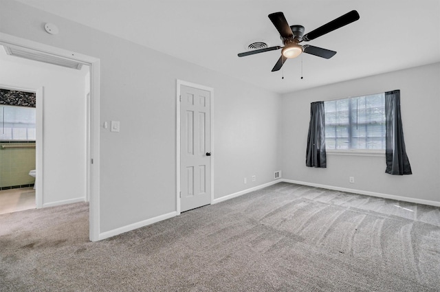 506 Melody Ln, Gainesville, TX 76240 - unfurnished bedroom featuring carpet flooring, baseboards, and ceiling fan