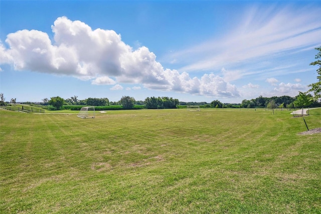 312 Duke Ct, Fate, TX 75189 - view of yard with an area for sports and a rural view