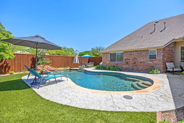 508 Wellington Rd, Coppell, TX 75019 - view of pool with a patio