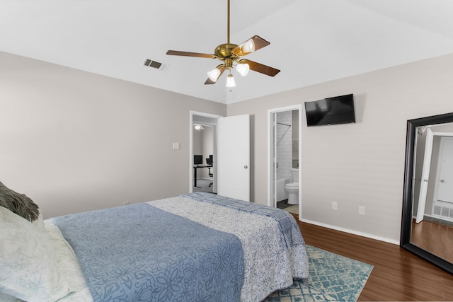 4411 Cordova Ln, Mckinney, TX 75070 - bedroom with wood finished floors, baseboards, and a ceiling fan
