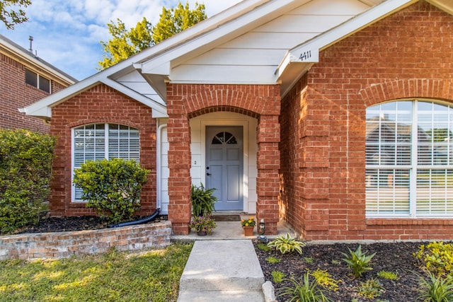 4411 Cordova Ln, Mckinney, TX 75070 - property entrance featuring brick siding