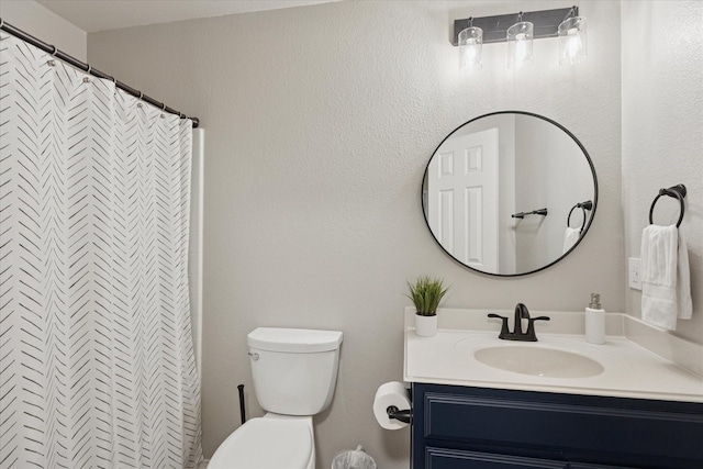 14065 Tanglebrush Trl, Fort Worth, TX 76052 - full bath with toilet, vanity, and a shower with curtain