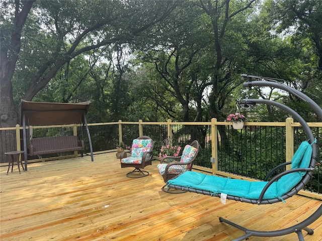 135 Freedom Ct, Rockwall, TX 75032 - view of wooden terrace
