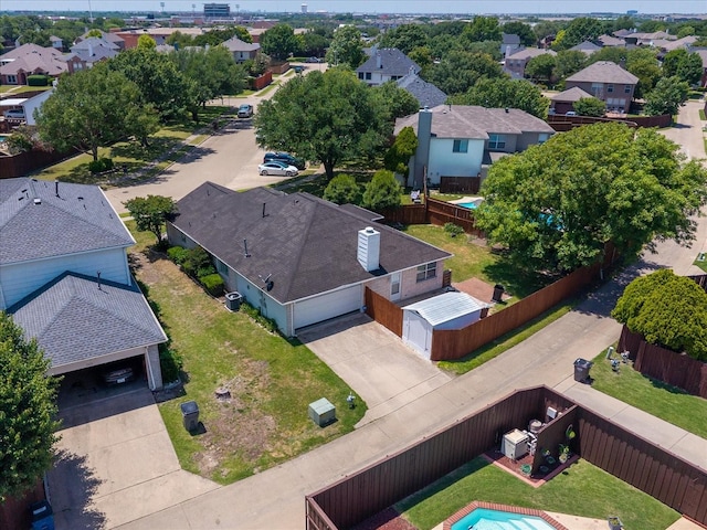 1214 Meadowbend Ct, Allen, TX 75002 - aerial perspective of suburban area
