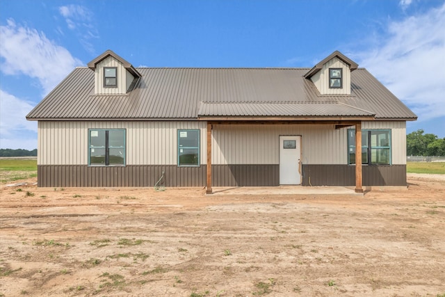 132 S Baese Rd, Elm Mott, TX 76640 - view of front of house with metal roof