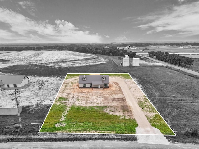 132 S Baese Rd, Elm Mott, TX 76640 - view of subject property with property boundaries highlighted