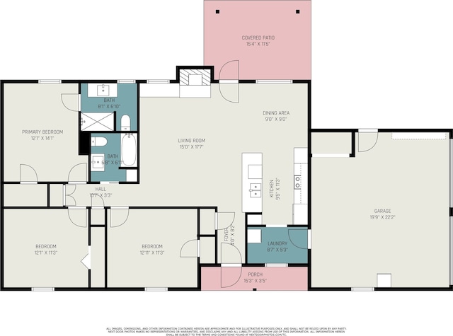 629 Barbara Ln, Burleson, TX 76028 - floor plan / room layout
