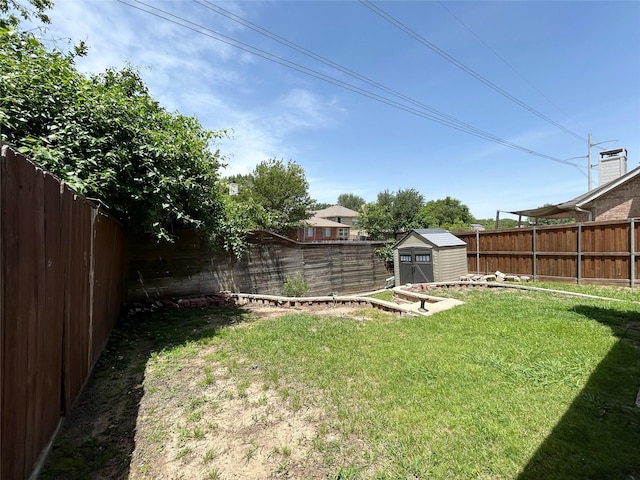 2114 Montclair Ln, Lewisville, TX 75067 - view of yard featuring a storage shed and an outbuilding