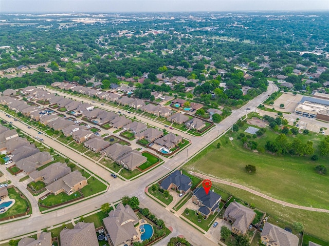 611 Southwestern Dr, Rockwall, TX 75087 - aerial overview of property's location with nearby suburban area