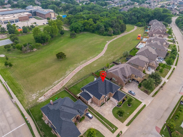 611 Southwestern Dr, Rockwall, TX 75087 - aerial overview of property's location featuring nearby suburban area